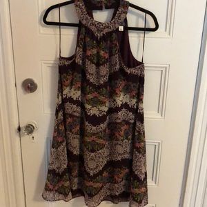 Purple Halter Dress
